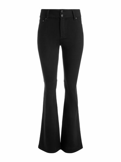 Stacey Bell Jean In Black - Alice + Olivia Women