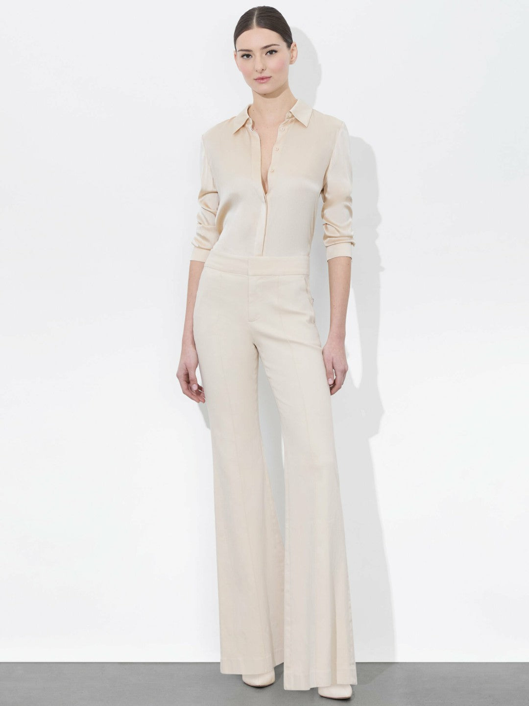 The Trouser Jean In Chino - Alice + Olivia Women