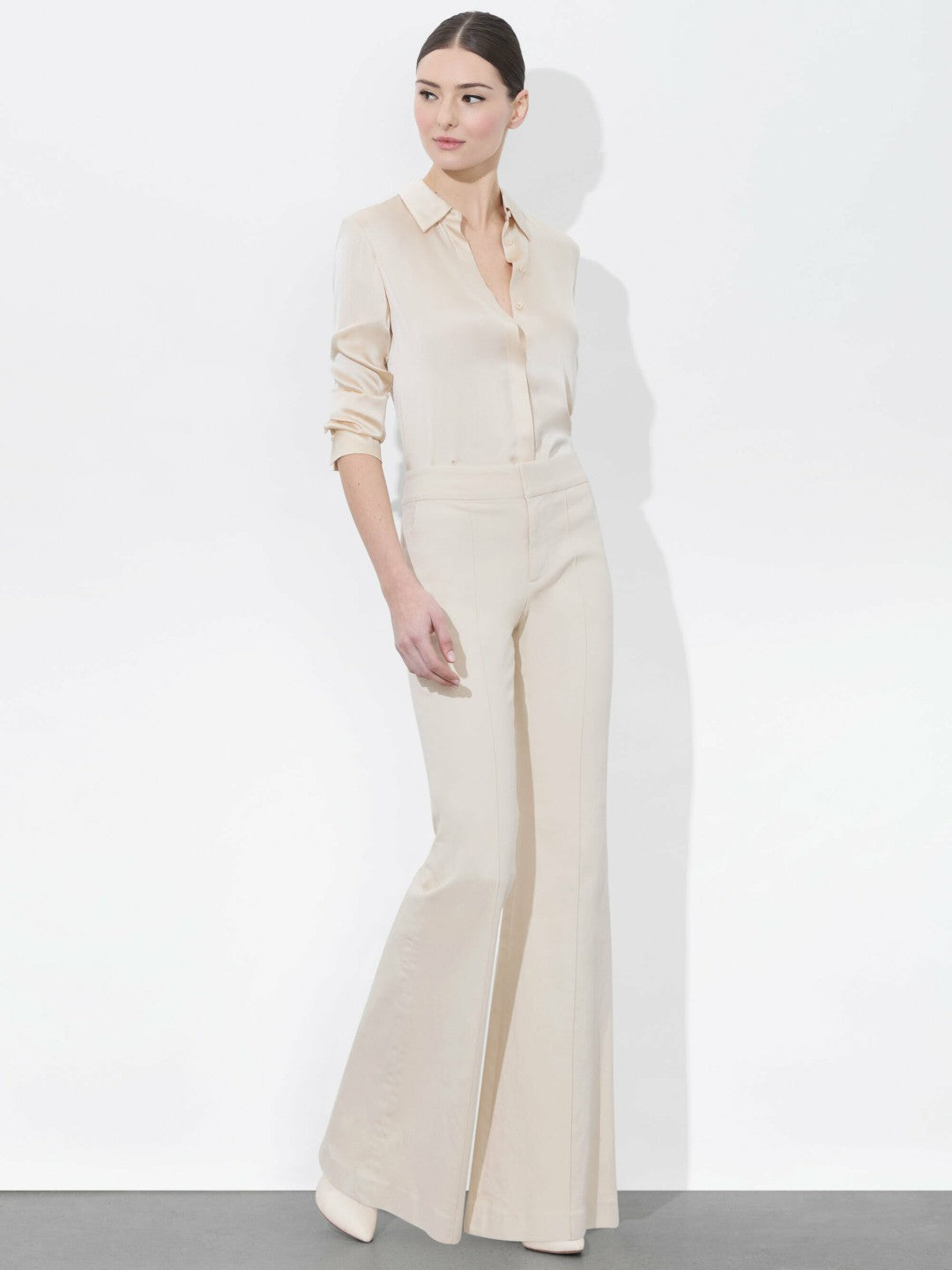 The Trouser Jean In Chino - Alice + Olivia Women