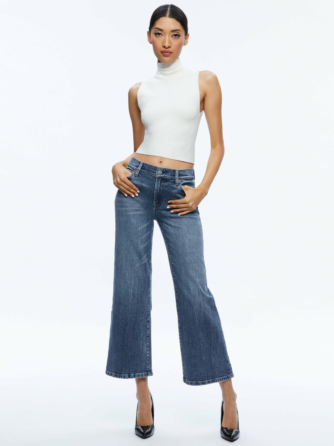 Roxie Jean In Brooklyn Blue - Alice + Olivia Women
