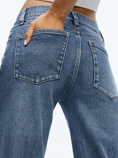 Roxie Jean In Brooklyn Blue - Alice + Olivia Women