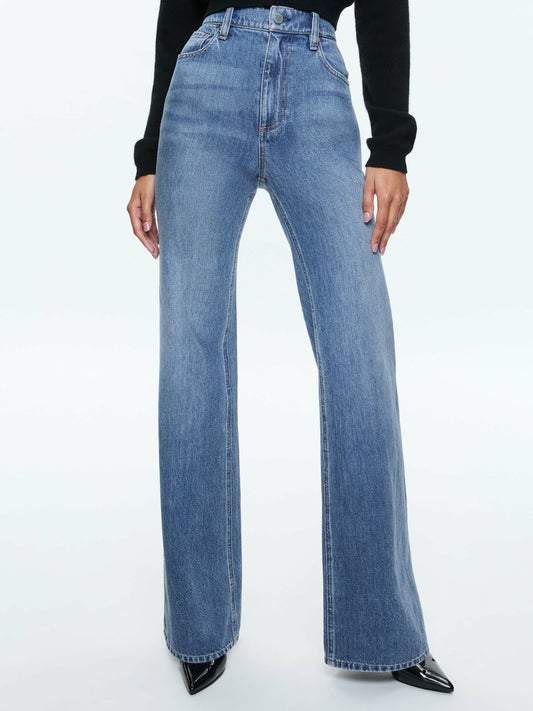 Weezy Jean In Avery Blue - Alice + Olivia Women