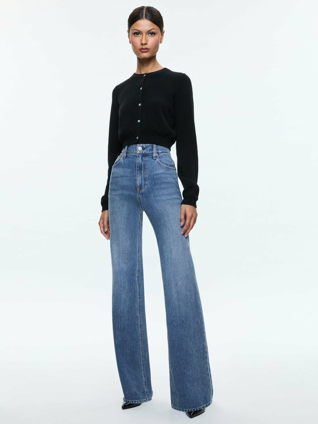 Weezy Jean In Avery Blue - Alice + Olivia Women