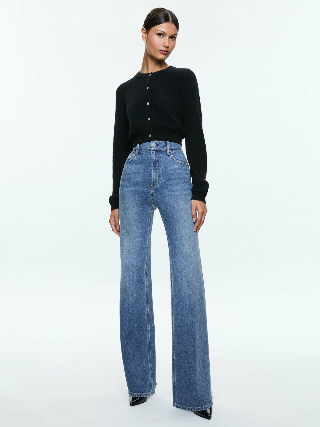 Weezy Jean In Avery Blue - Alice + Olivia Women