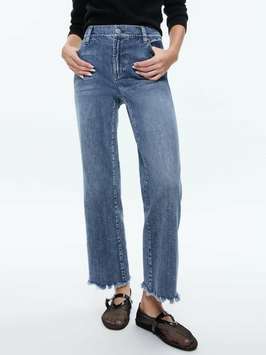 Ember Jean In Brooklyn Blue - Alice + Olivia Women