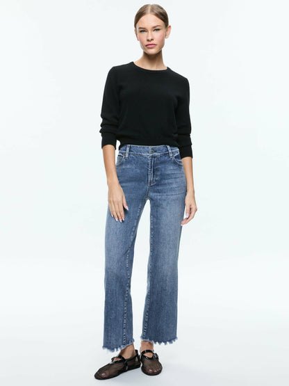 Ember Jean In Brooklyn Blue - Alice + Olivia Women