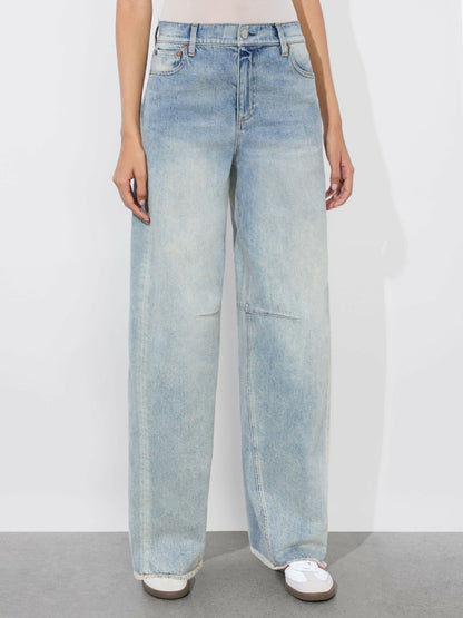 Driggs Balloon Jean In Sierra Light Blue - Alice + Olivia Women