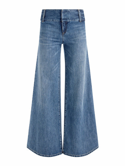 Olivia Jean In Romy Dark Vintage Blue - Alice + Olivia Women