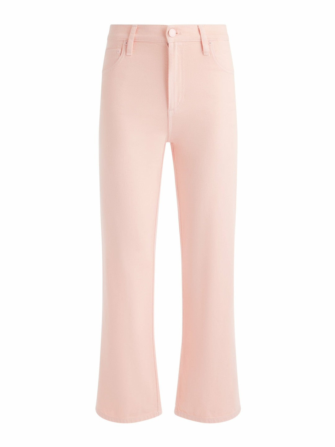 Weezy Crop Jean In Pink Bloom - Alice + Olivia Women