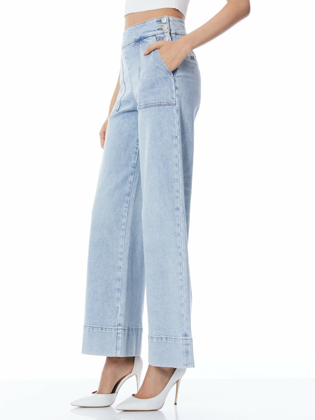 Donald Jean In Rockstar Blue - Alice + Olivia Women