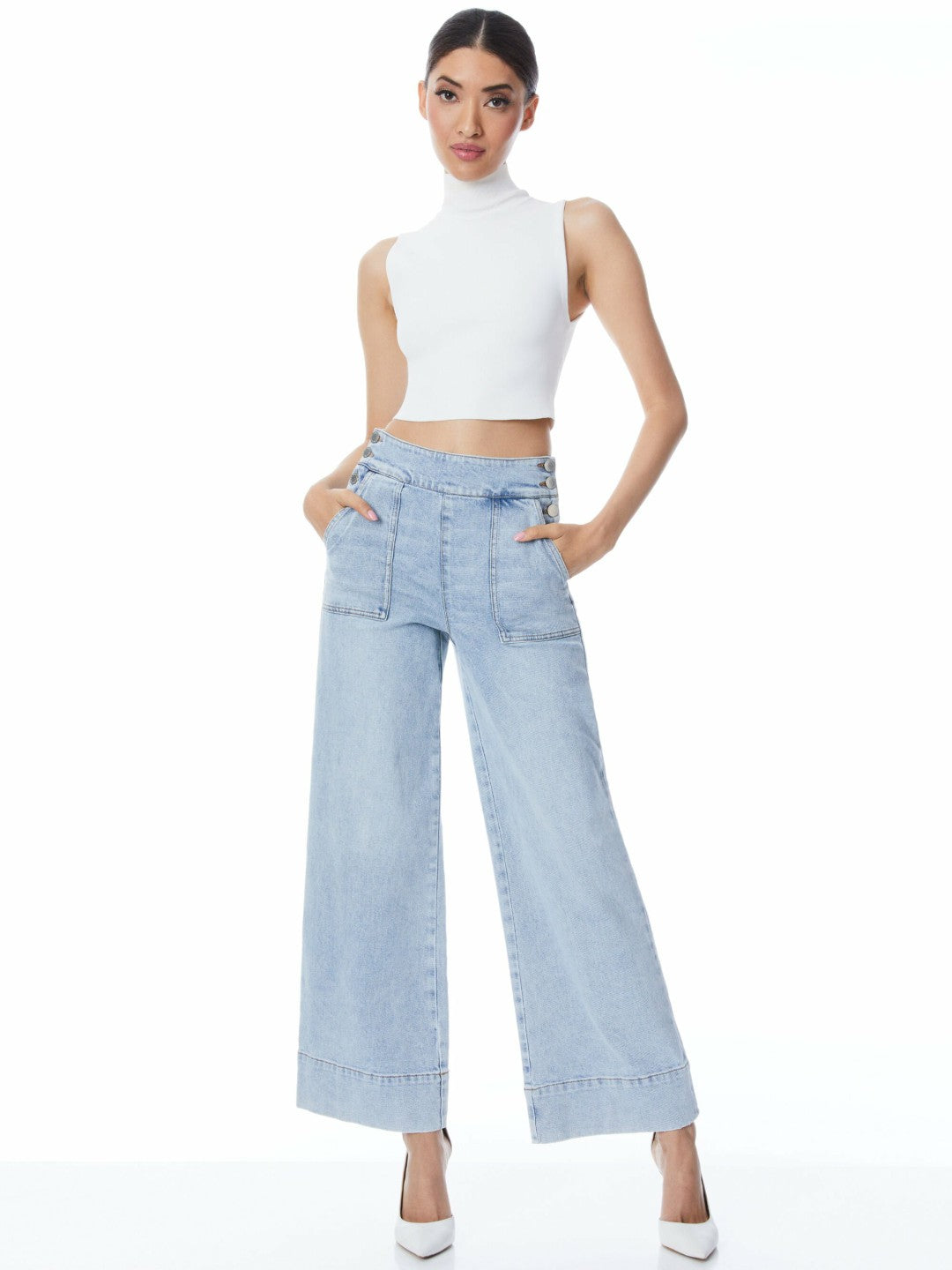 Donald Jean In Rockstar Blue - Alice + Olivia Women