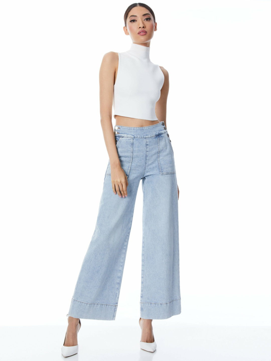 Donald Jean In Rockstar Blue - Alice + Olivia Women