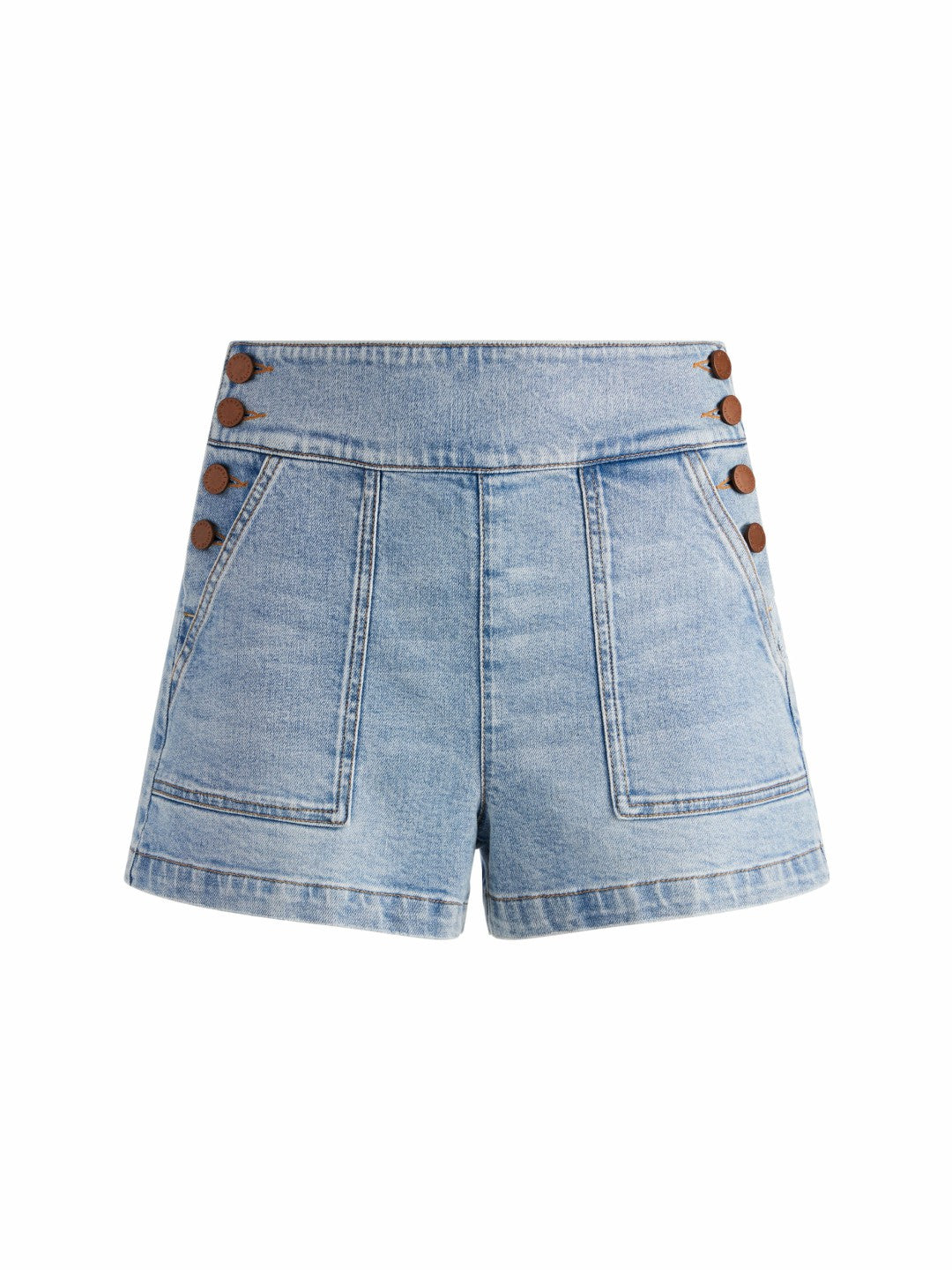 Donald Jean Short In Rockstar Blue - Alice + Olivia Women