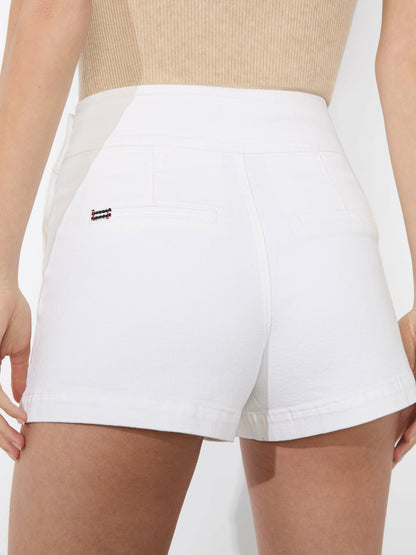 Donald Jean Short In White - Alice + Olivia Women