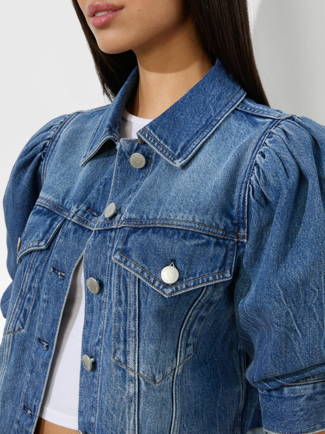 Lana Denim Jacket In Brooklyn Blue - Alice + Olivia Women