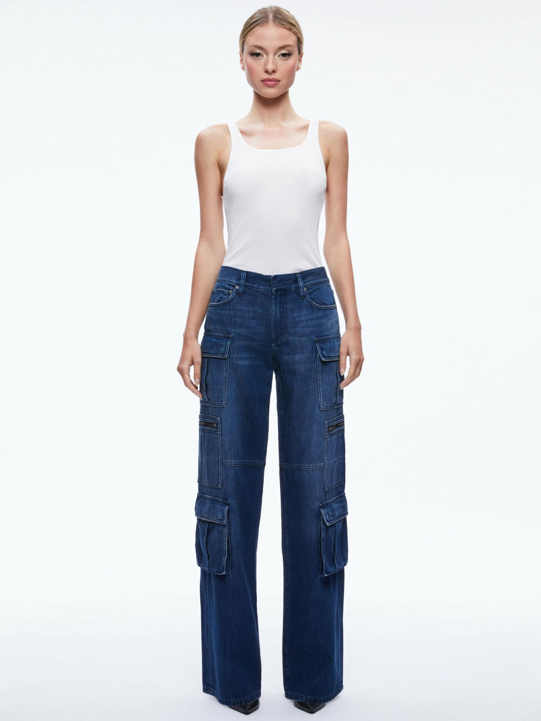 Cay Cargo Jean In Love Train - Alice + Olivia Women