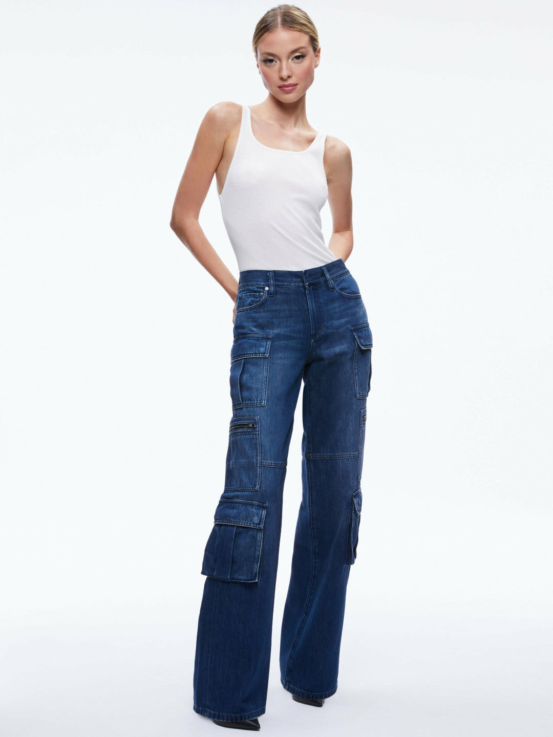 Cay Cargo Jean In Love Train - Alice + Olivia Women