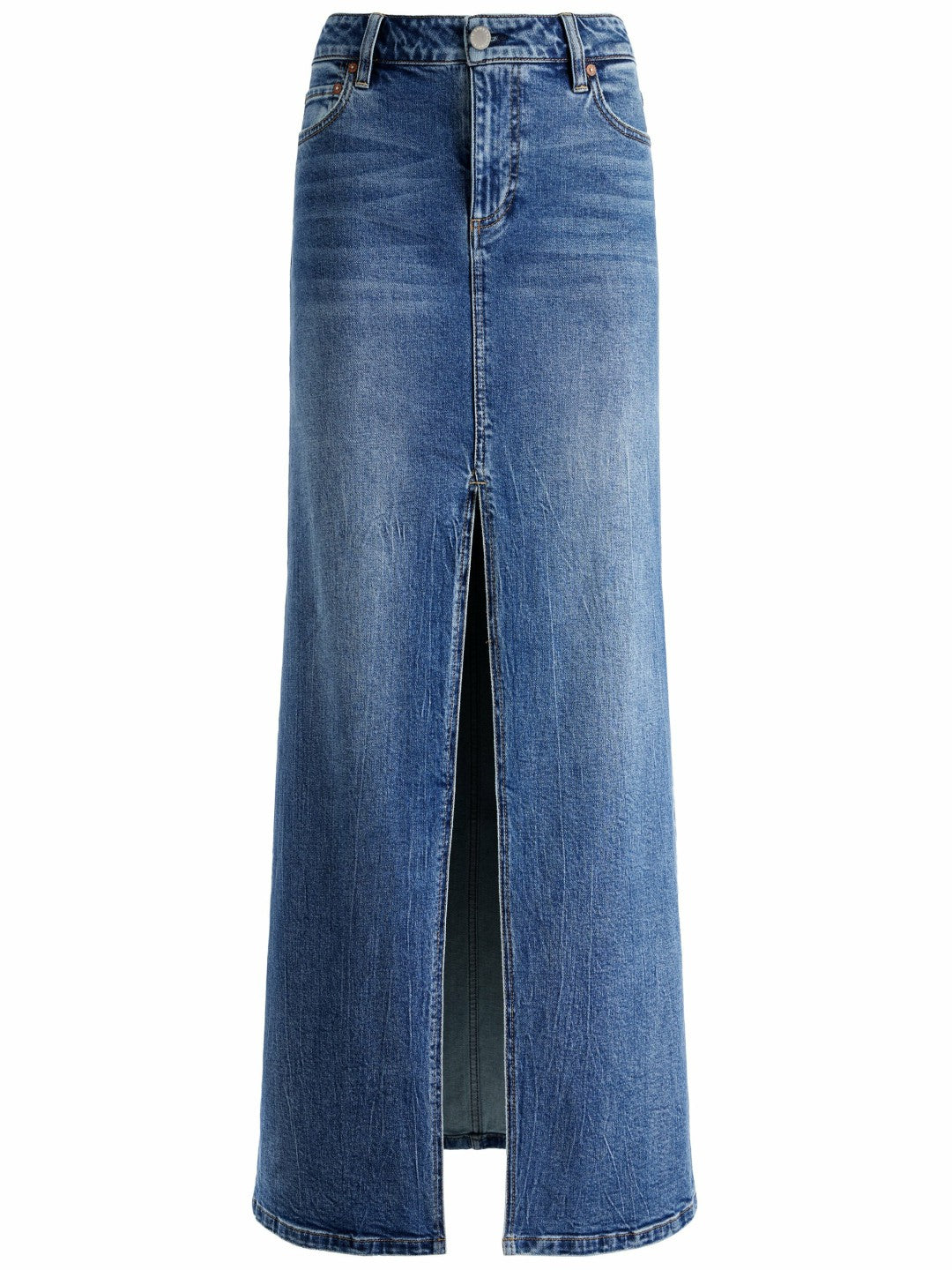 Rye Denim Maxi Skirt In Brooklyn Blue - Alice + Olivia Women