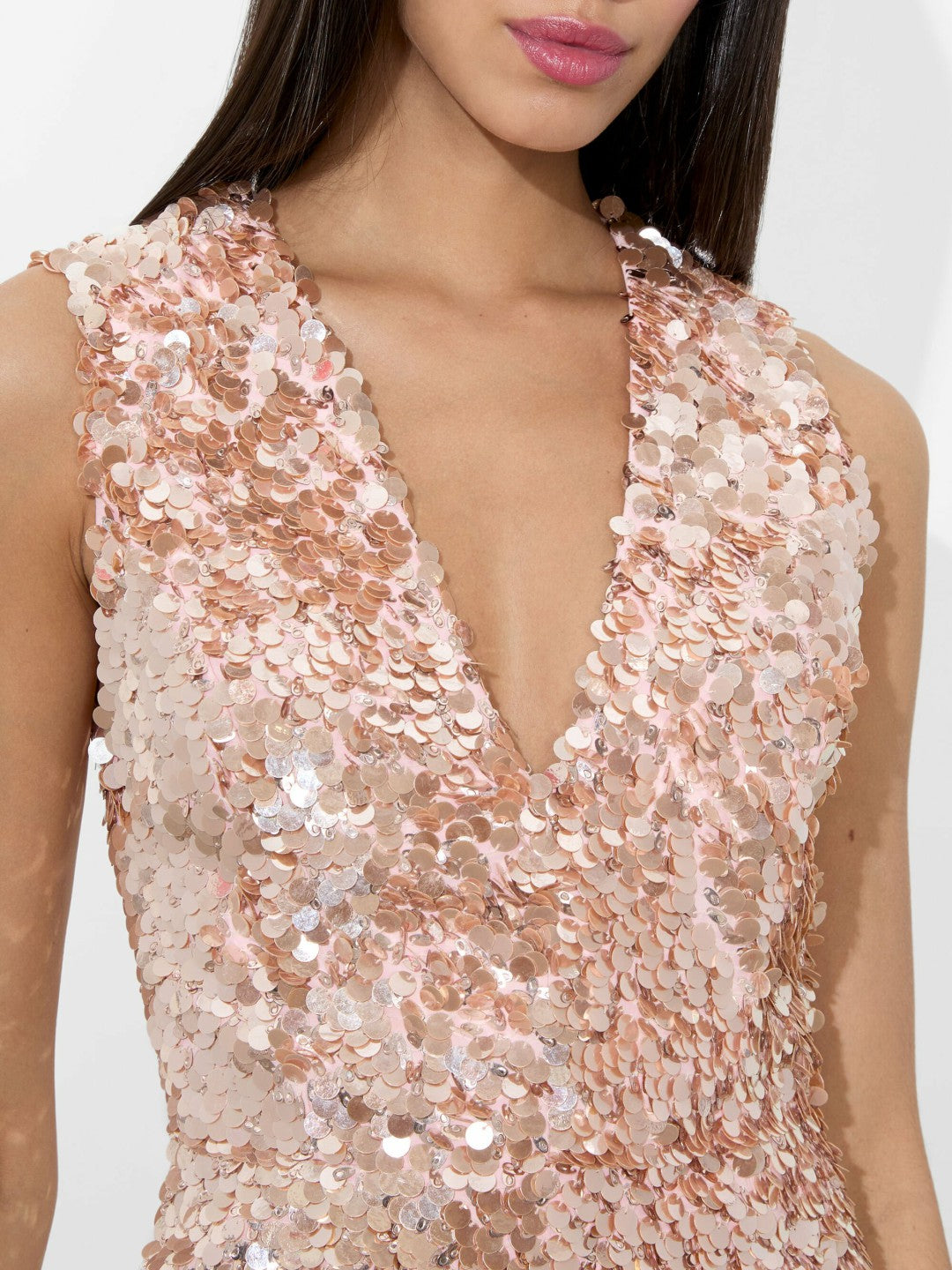 Pacey Mini Dress In Pearl Blush - Alice + Olivia Women