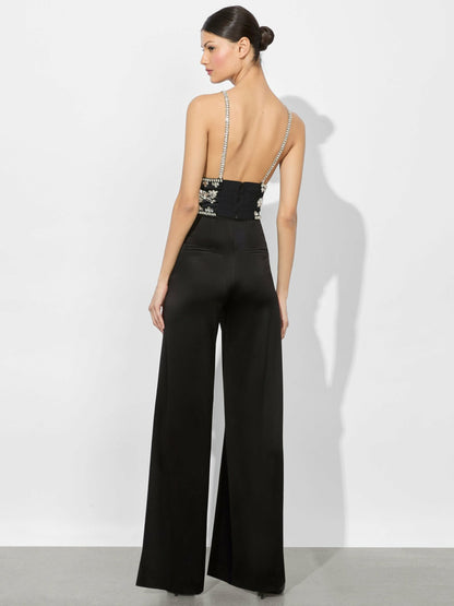 Carli Embellished Bra Top In Black - Alice + Olivia Women