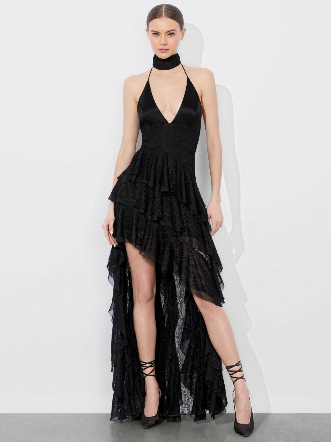 Hannah Maxi Dress In Black - Alice + Olivia Women