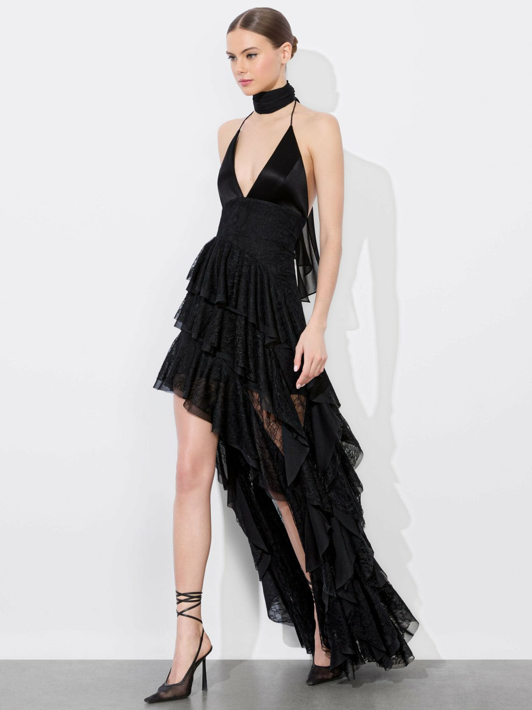 Hannah Maxi Dress In Black - Alice + Olivia Women