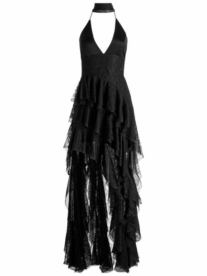 Hannah Maxi Dress In Black - Alice + Olivia Women