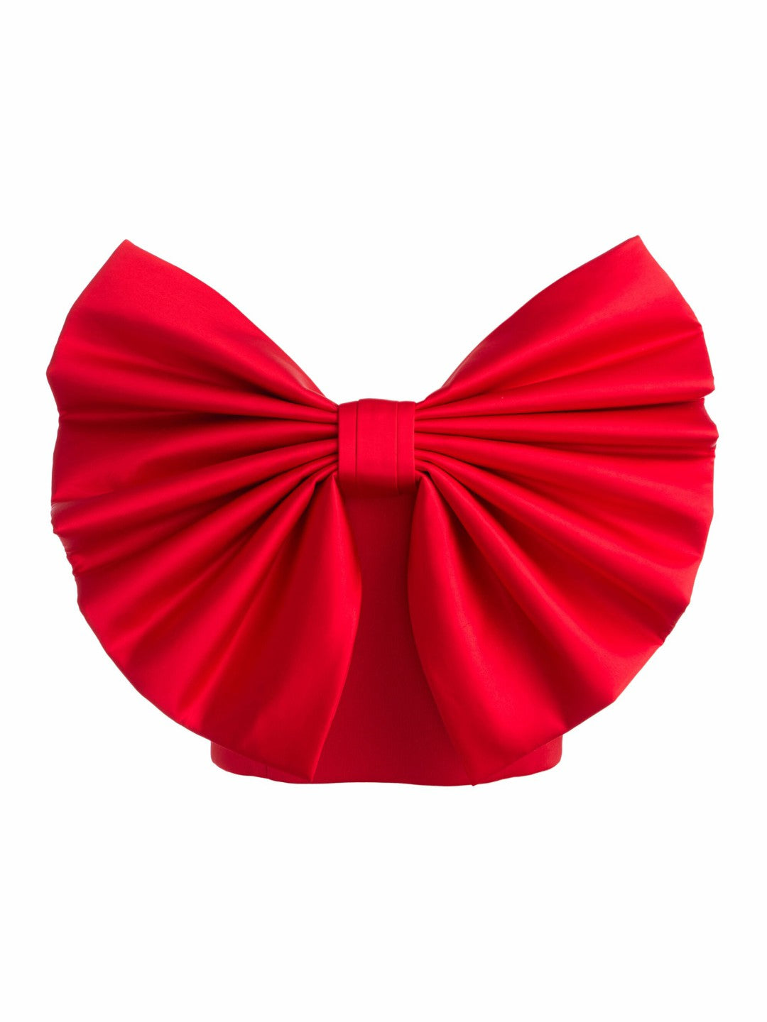 Sibella Bow Top In Bright Ruby - Alice + Olivia Women
