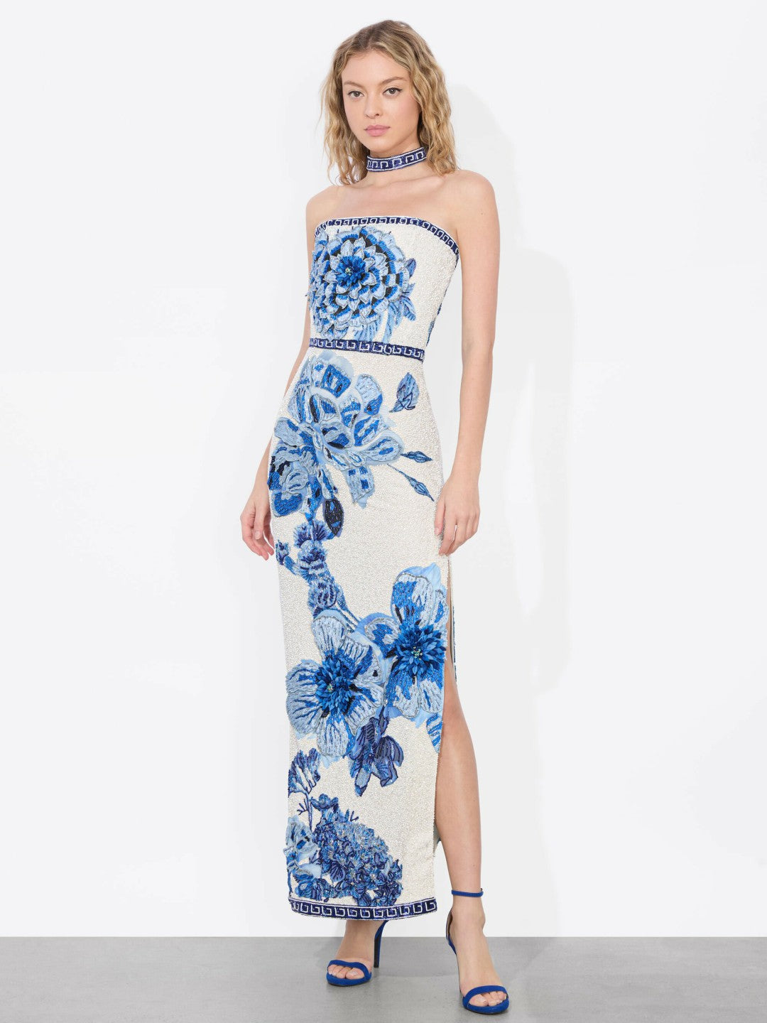 Georgie Embellished Gown In Affection - Alice + Olivia Women