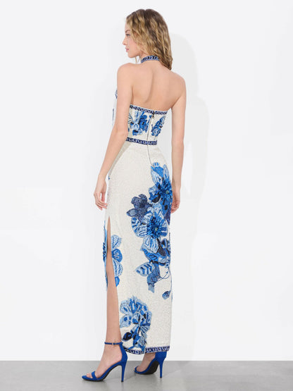 Georgie Embellished Gown In Affection - Alice + Olivia Women