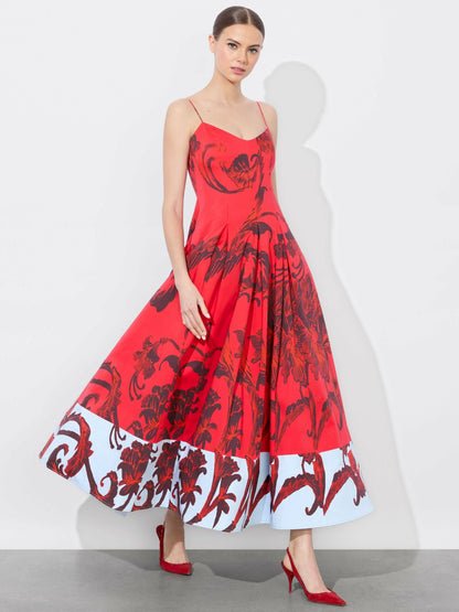 Isabelle Midi Dress In Philosophy - Alice + Olivia Women