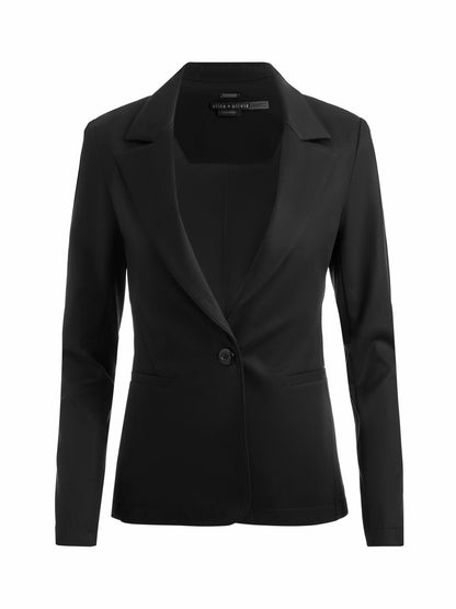Macey Fitted Blazer In Black - Alice + Olivia Women