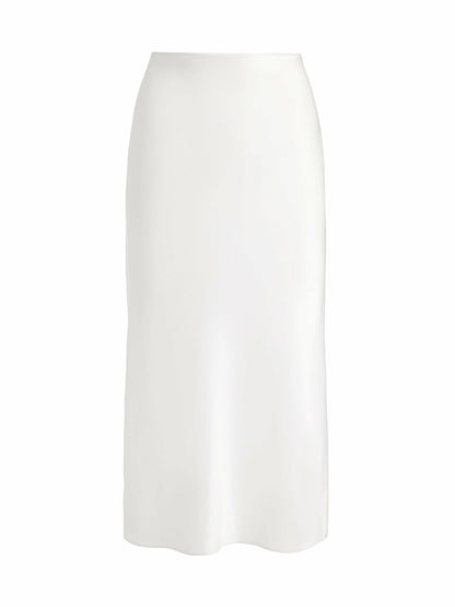 Maeve Slip Skirt In Off White - Alice + Olivia Women