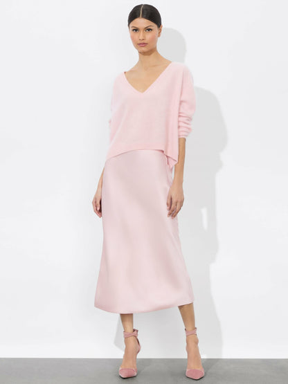 Maeve Slip Skirt In Shell Pink - Alice + Olivia Women