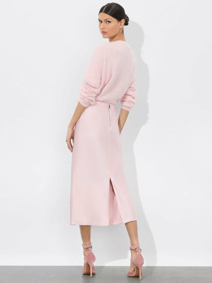 Maeve Slip Skirt In Shell Pink - Alice + Olivia Women