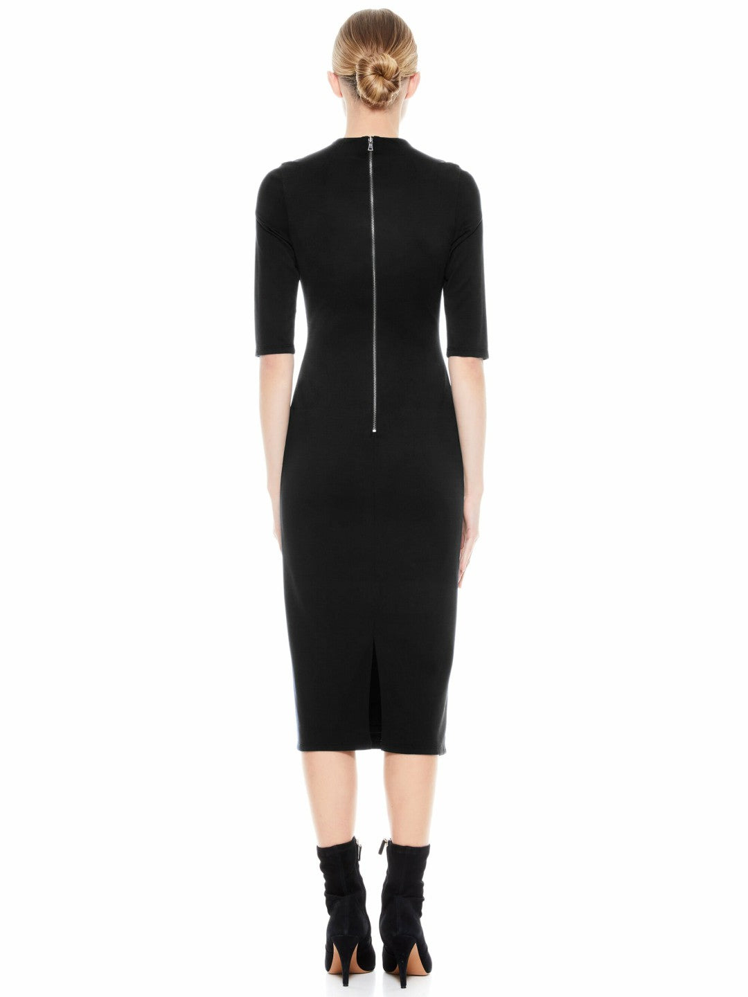 Delora Midi Dress In Black - Alice + Olivia Women