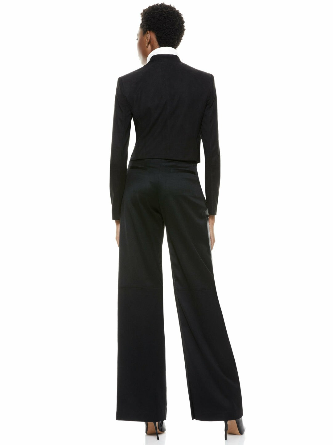 Harvey Suede Jacket In Black - Alice + Olivia Women