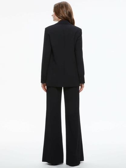 Denny Boyfriend Blazer In Black - Alice + Olivia Women