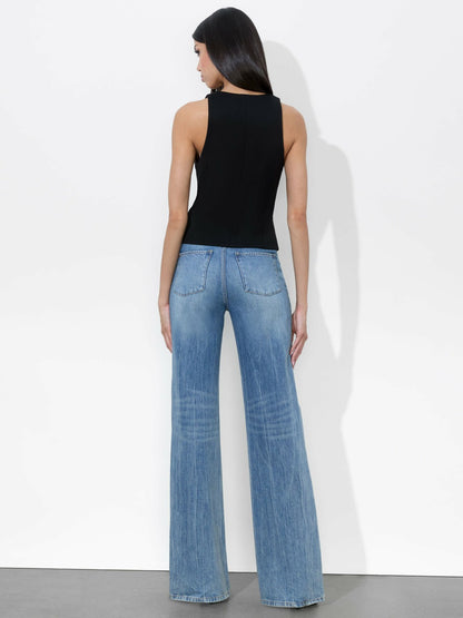 Mazie Vest In Black - Alice + Olivia Women
