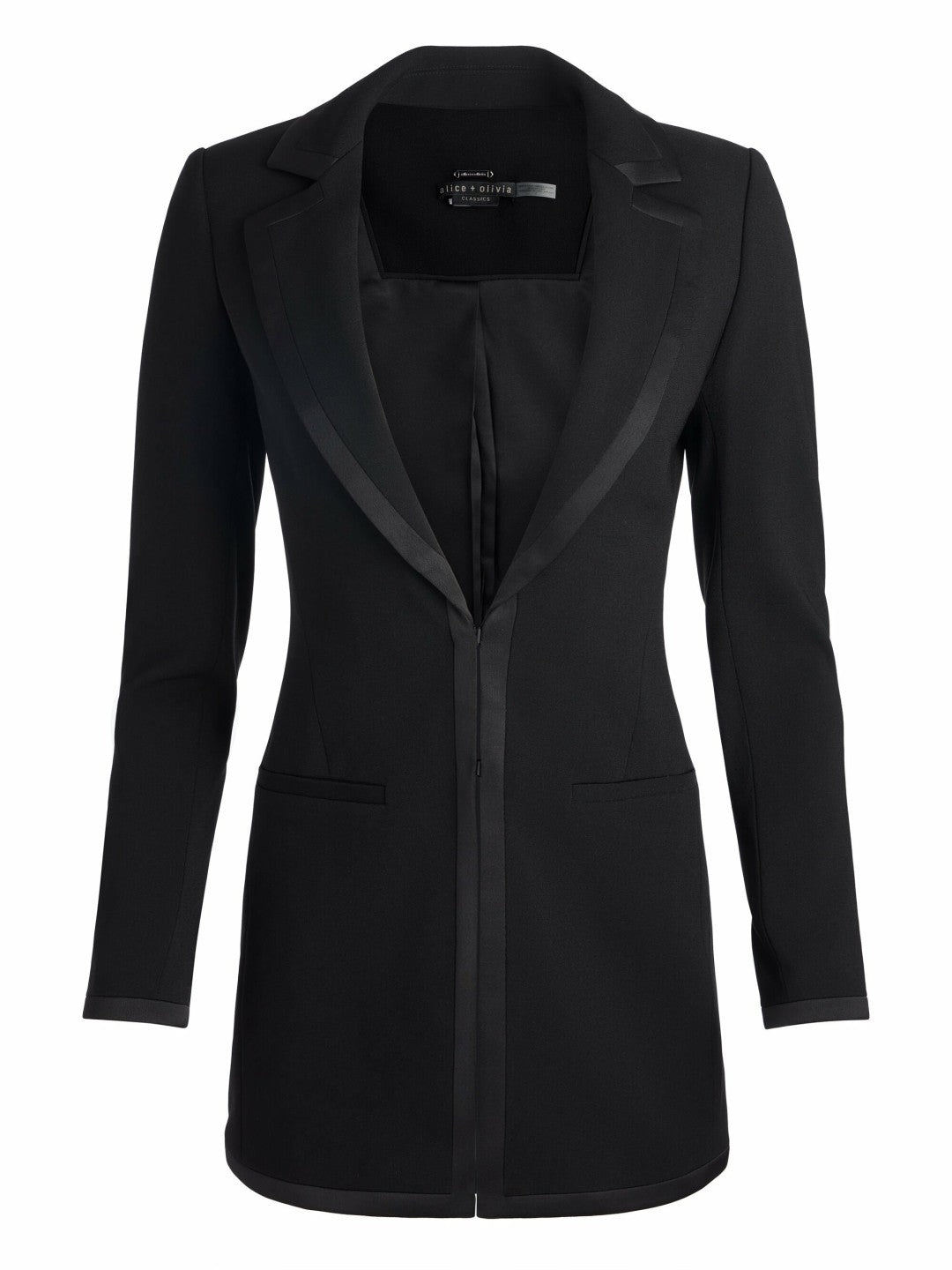 Mya Fitted Blazer In Black - Alice + Olivia Women