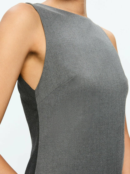Coley Mini Dress In Shadow Grey/charcoal Melange - Alice + Olivia Women