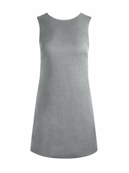 Coley Mini Dress In Shadow Grey/charcoal Melange - Alice + Olivia Women