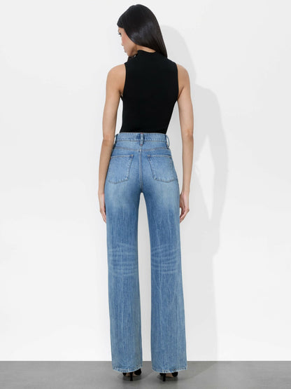Leighton Reversible Tank In Black - Alice + Olivia Women