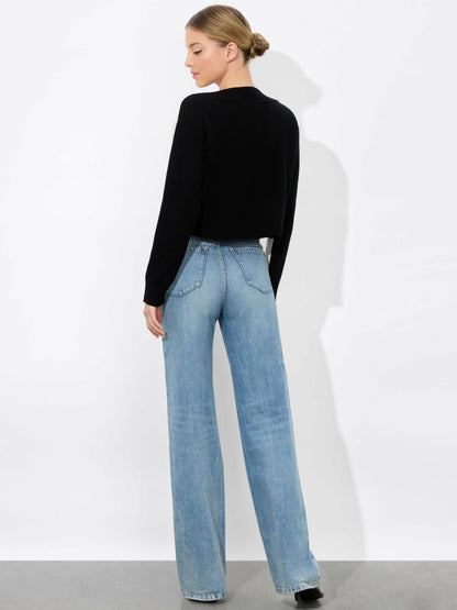 Edelman Cardigan In Ecru/black - Alice + Olivia Women