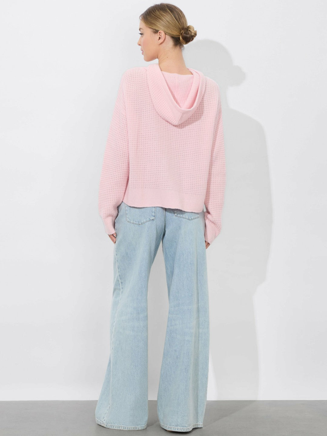 Emmanuelle Hoodie In Shell Pink - Alice + Olivia Women