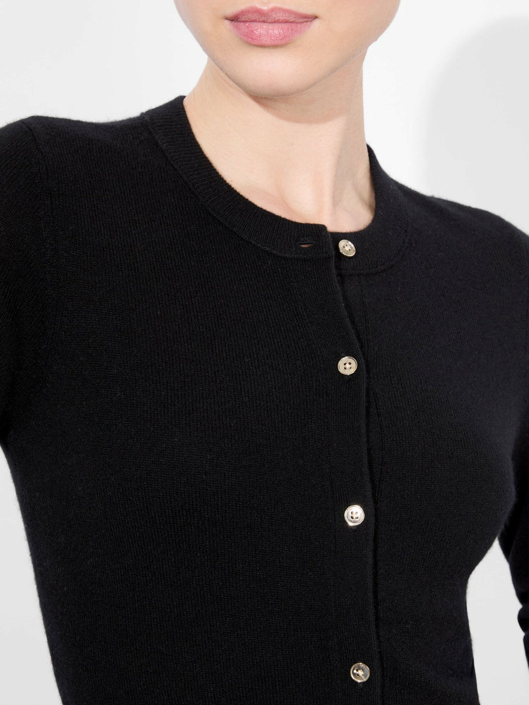 Dollie Cashmere Cardigan In Black - Alice + Olivia Women