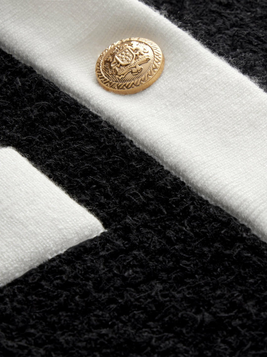 Claira Cardigan In Black/soft White - Alice + Olivia Women