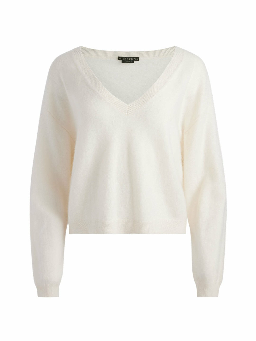 Williams Pullover In Ecru - Alice + Olivia Women