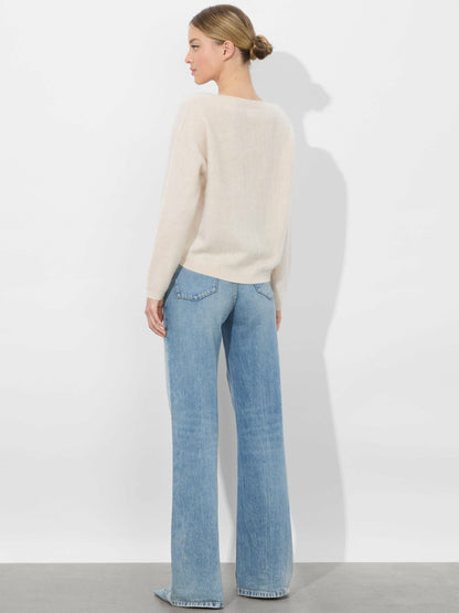 Williams Pullover In Oatmeal Heather - Alice + Olivia Women