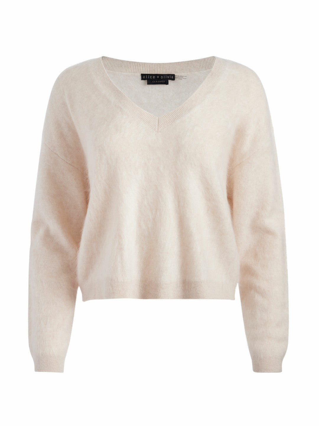 Williams Pullover In Oatmeal Heather - Alice + Olivia Women